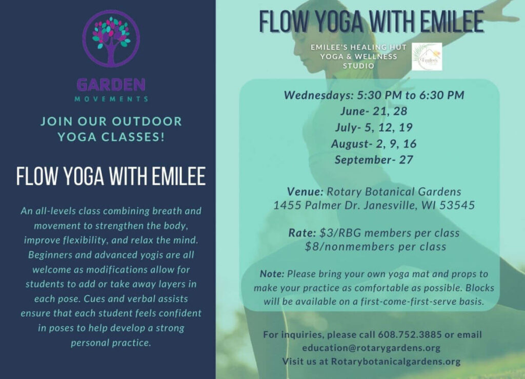 2023 Flow Yoga with Emilee banner