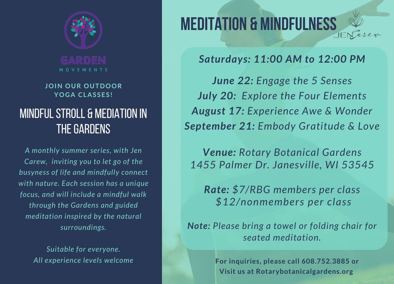 2024 Mindful Stroll and Meditation banner