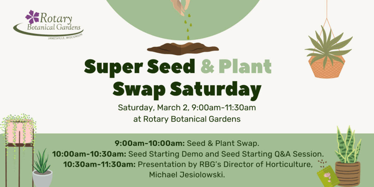 2024 Super Seed and Plant Swap Saturday banner
