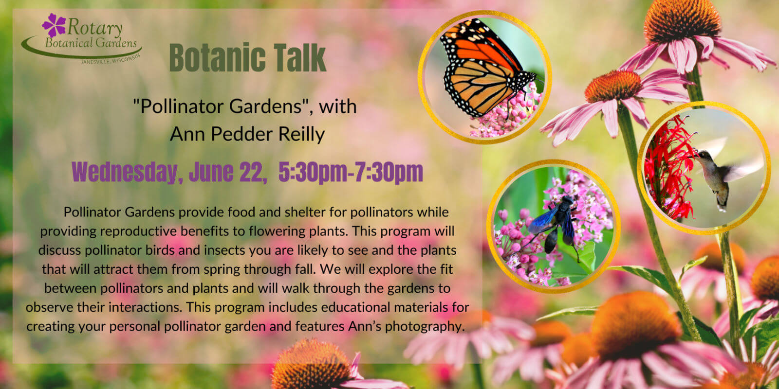Pollinator Gardens banner